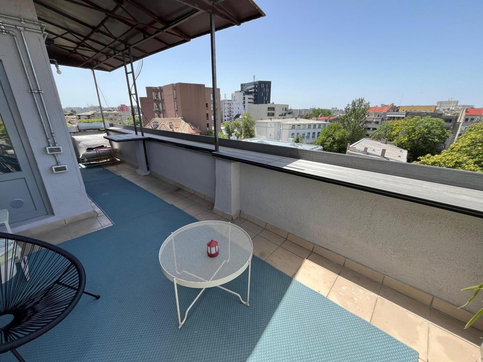 Terrace View Downtown Studio Bukarest Exteriör bild